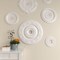Ekena Millwork Logan Ceiling Medallion (Fits Canopies up to 6 1/8"), 24 1/4"OD x 3 7/8"ID x 2"P, Primed White CM24LO1 - alternate 9